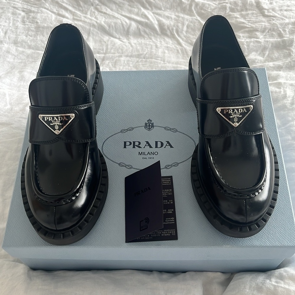 Chocolate Brushed Leather Loafers